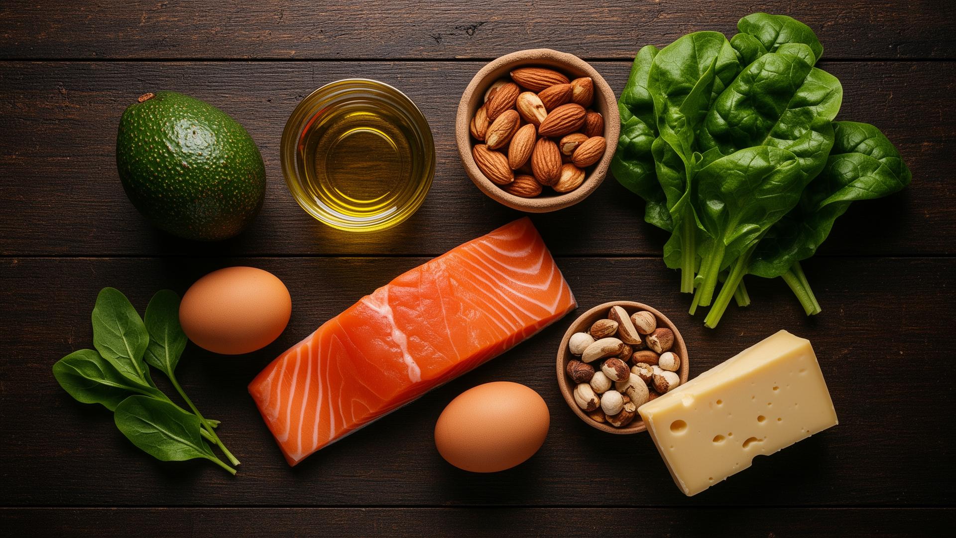Ingredientes da dieta cetogênica